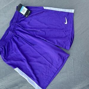 Nike Purple Men's Athletic Shorts with White Tag